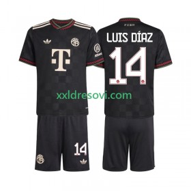 Bayern München Luis Diaz 14 Treći Dječji Nogometni Dres 2025-2026